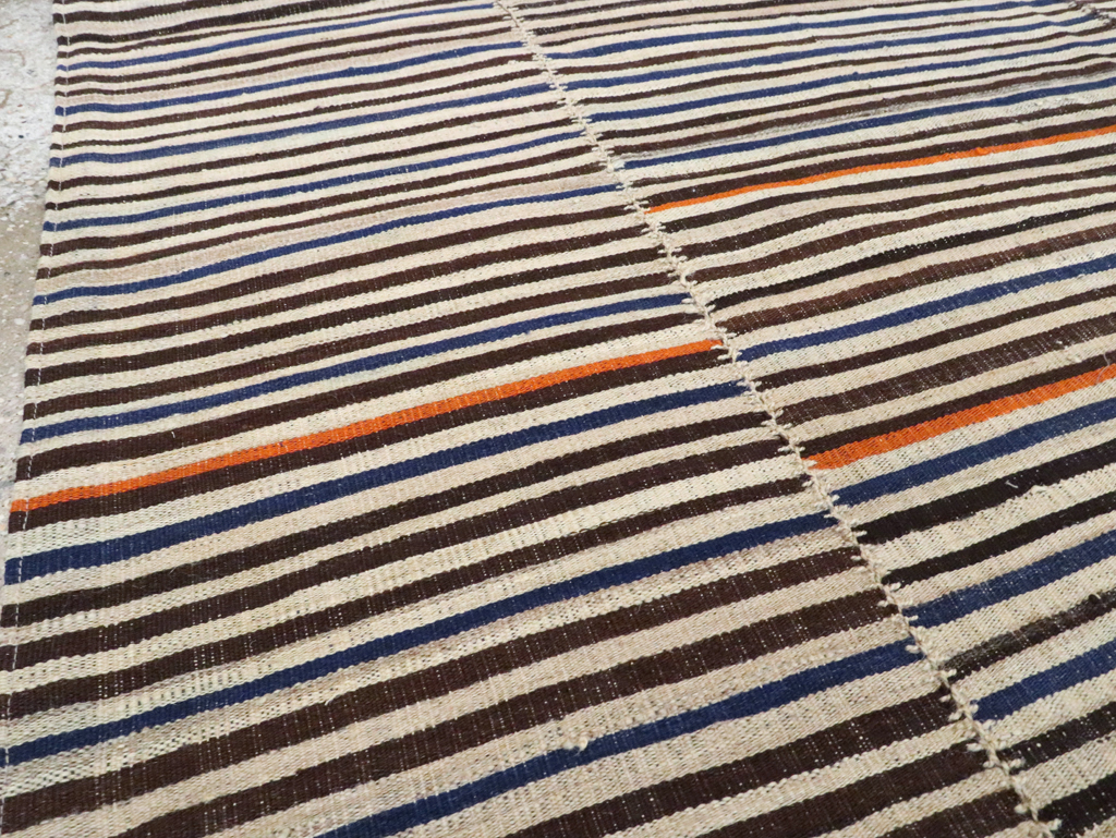 Vintage Persian Flatweave Kilim, No.28411 - Gss