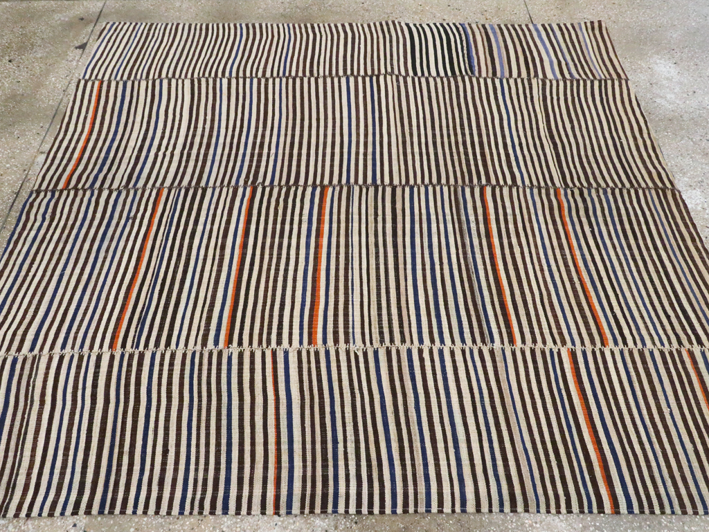 Vintage Persian Flatweave Kilim, No.28411 - Gss