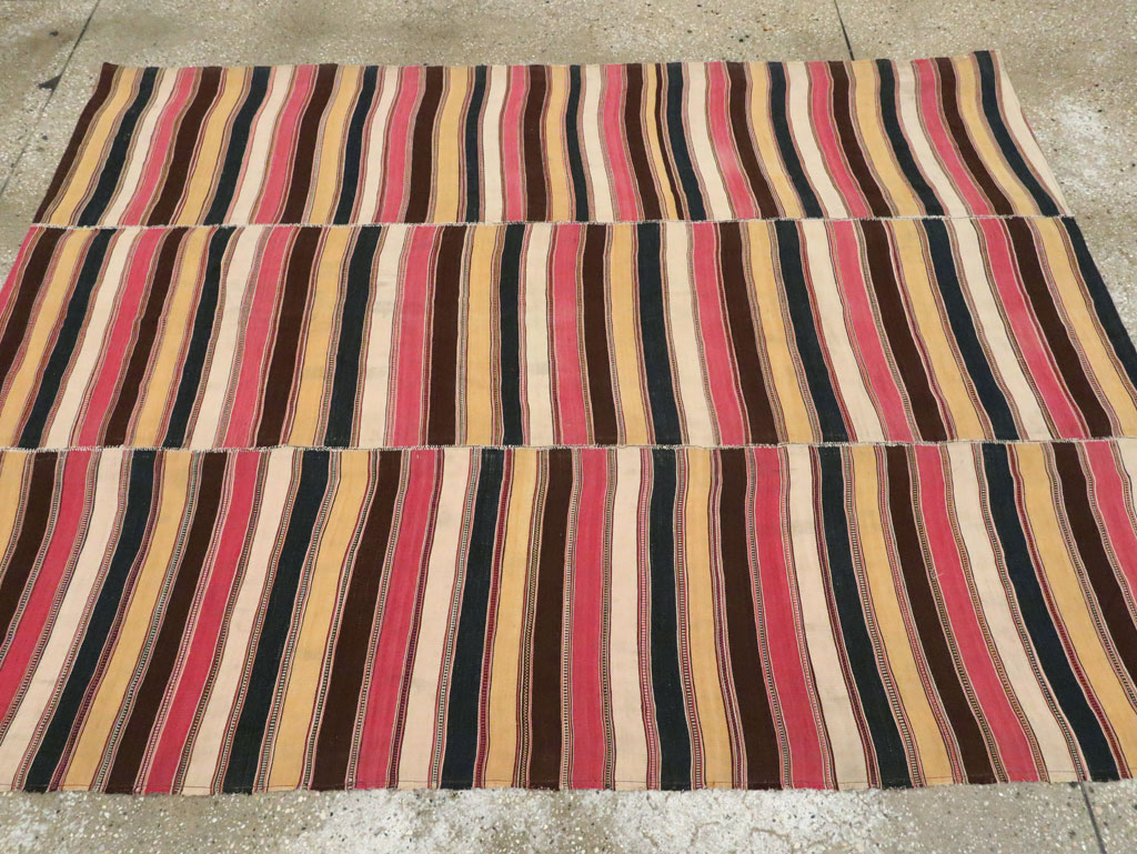 Vintage Persian Flatweave Kilim, No.28422 - Gss