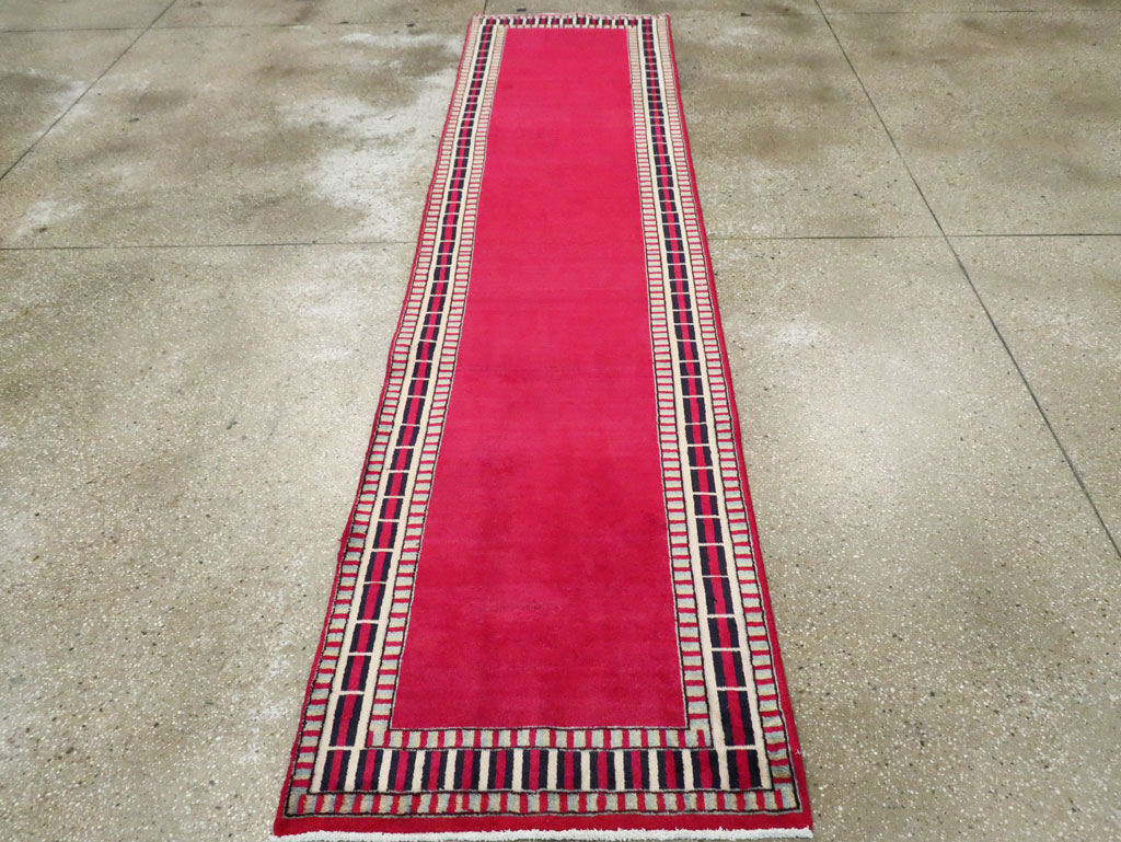 Vintage Persian Mashad Runner (Pair: 1 of 2), No.28424 - Gss