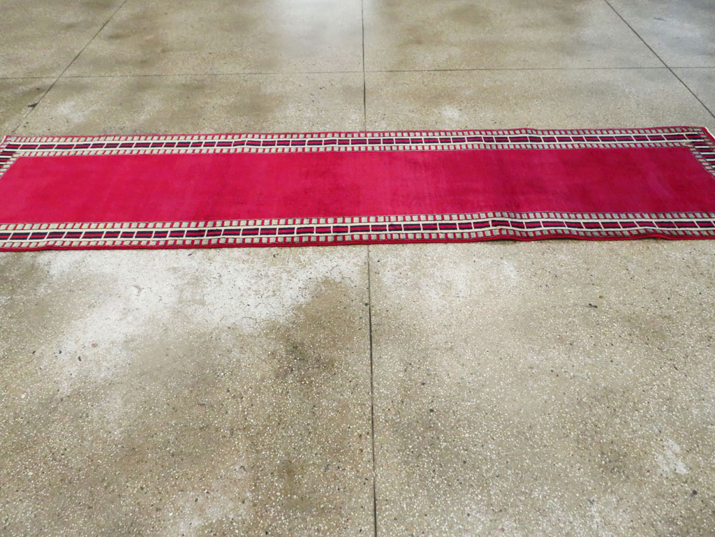 Vintage Persian Mashad Runner (Pair: 1 of 2), No.28424 - Gss