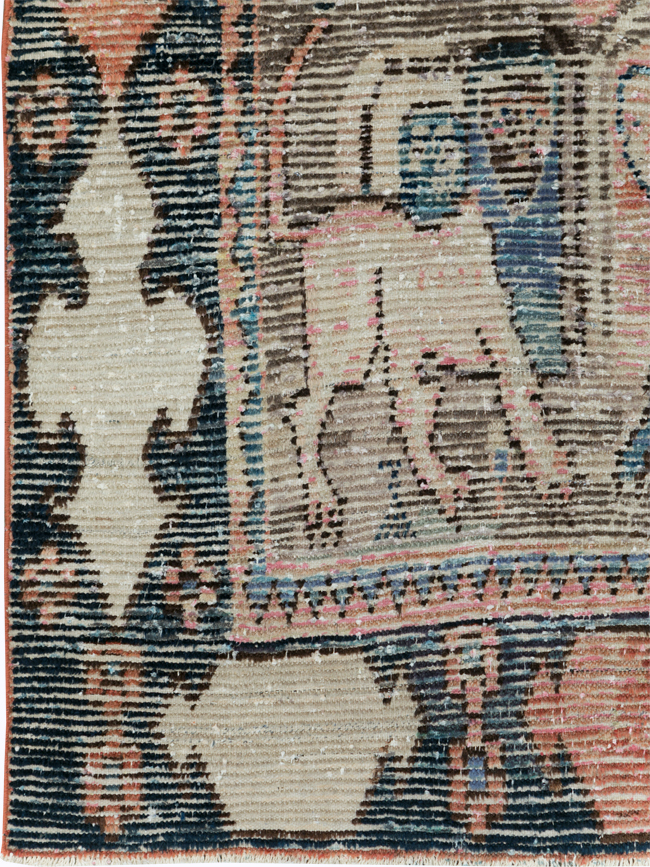 Vintage Persian Pictorial Gabbeh Accent Rug, No.28435 - Gss