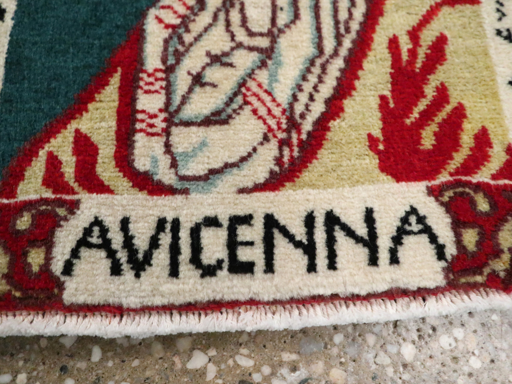 Persian Tabriz Pictorial Rug (Pair: 1 of 2), No.28440 - Gss