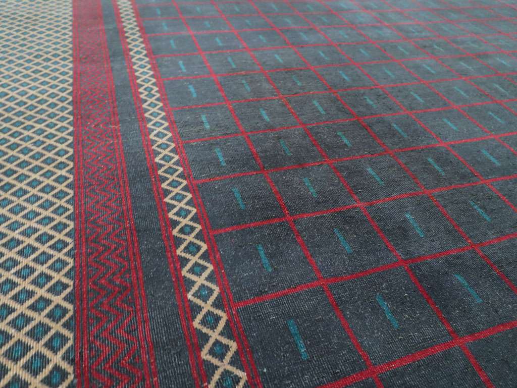 Vintage Indian Lahore Room Size Carpet, No.28450 - Gss