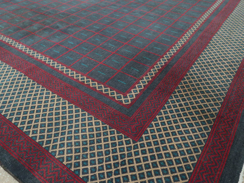 Vintage Indian Lahore Room Size Carpet, No.28450 - Gss