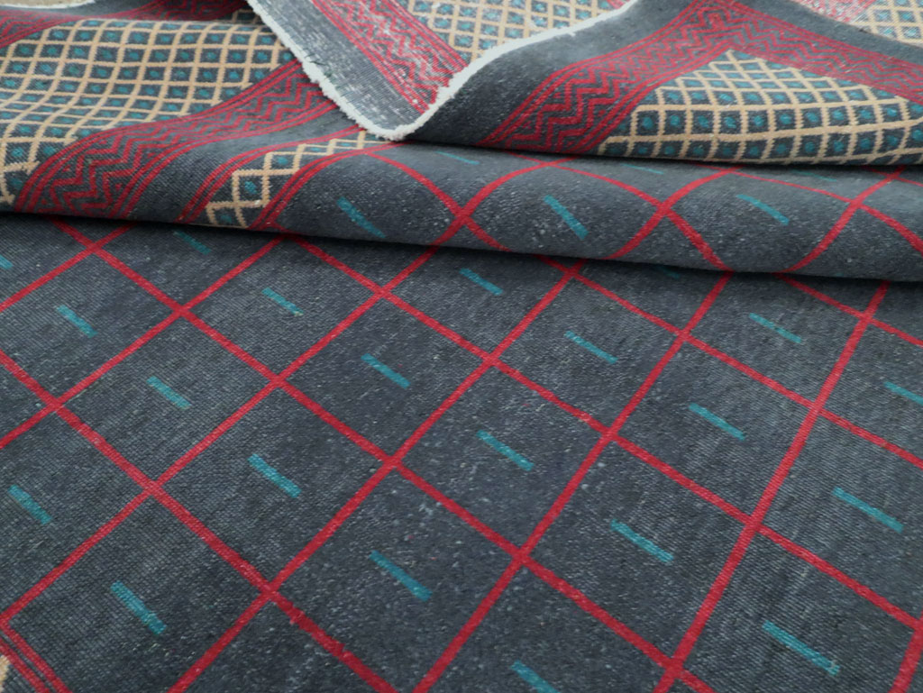 Vintage Indian Lahore Room Size Carpet, No.28450 - Gss