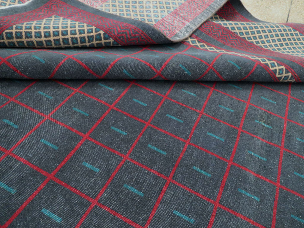 Vintage Indian Lahore Room Size Carpet, No.28450 - Gss