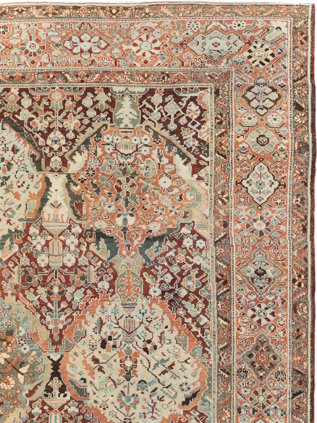 Antique Persian Bakhtiari Oversize Carpet, No.28452 - Gss