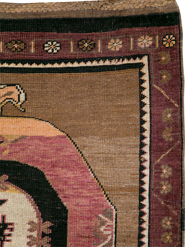 Vintage Turkish Anatolian Long Gallery Carpet, No.28458 - Gss