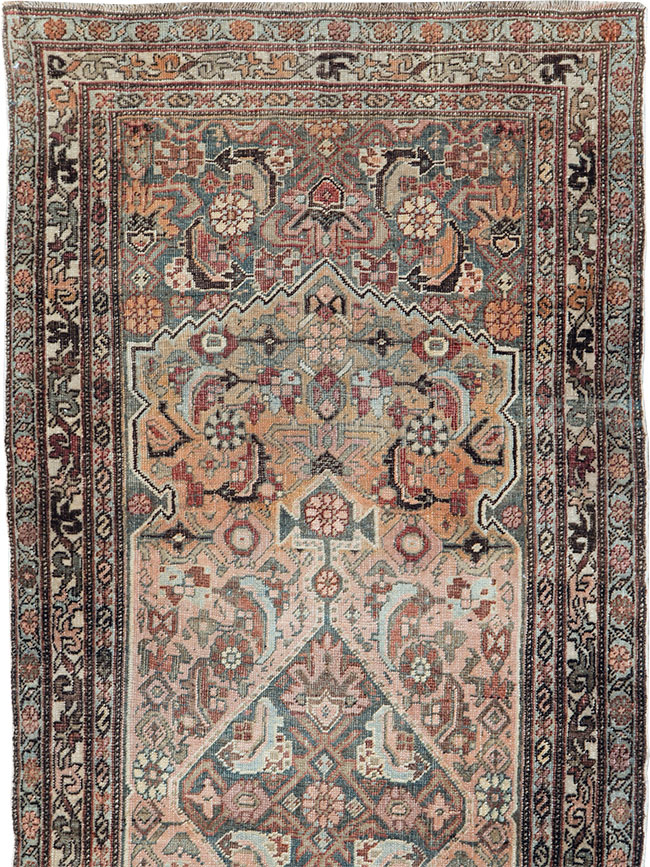 Antique Persian Bidjar Long Runner, No.28463 - Gss