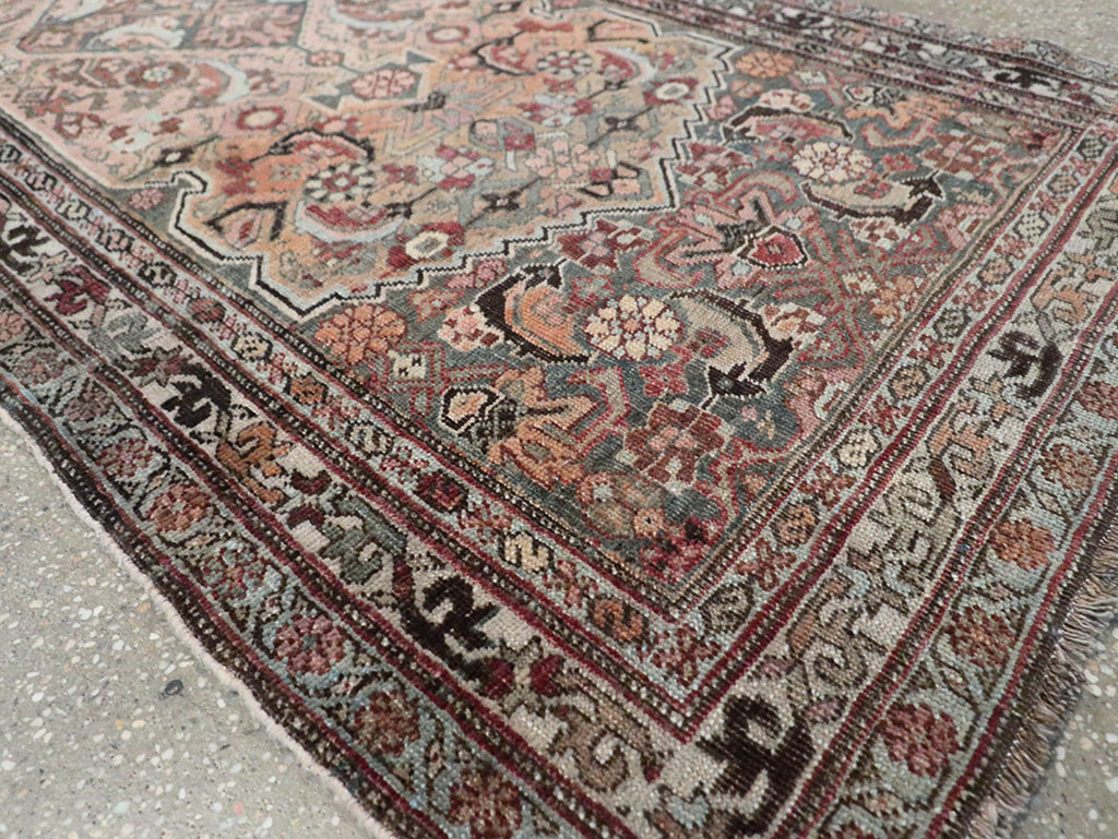 Antique Persian Bidjar Long Runner, No.28463 - Gss