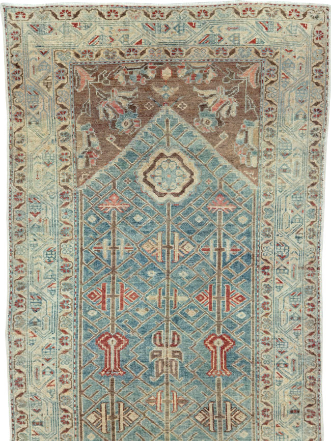 Vintage Persian Malayer Long Runner, No.28468 - Gss