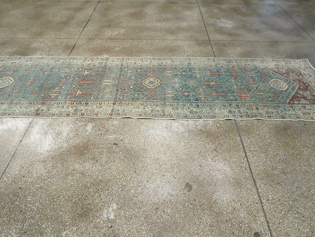 Vintage Persian Malayer Long Runner, No.28468 - Gss