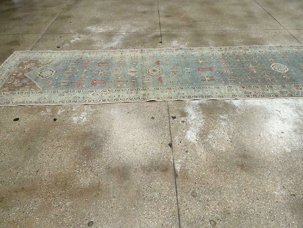 Vintage Persian Malayer Long Runner, No.28468 - Gss