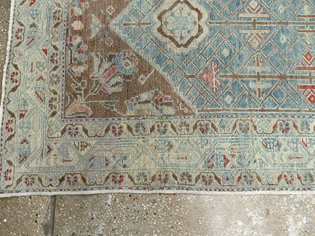 Vintage Persian Malayer Long Runner, No.28468 - Gss