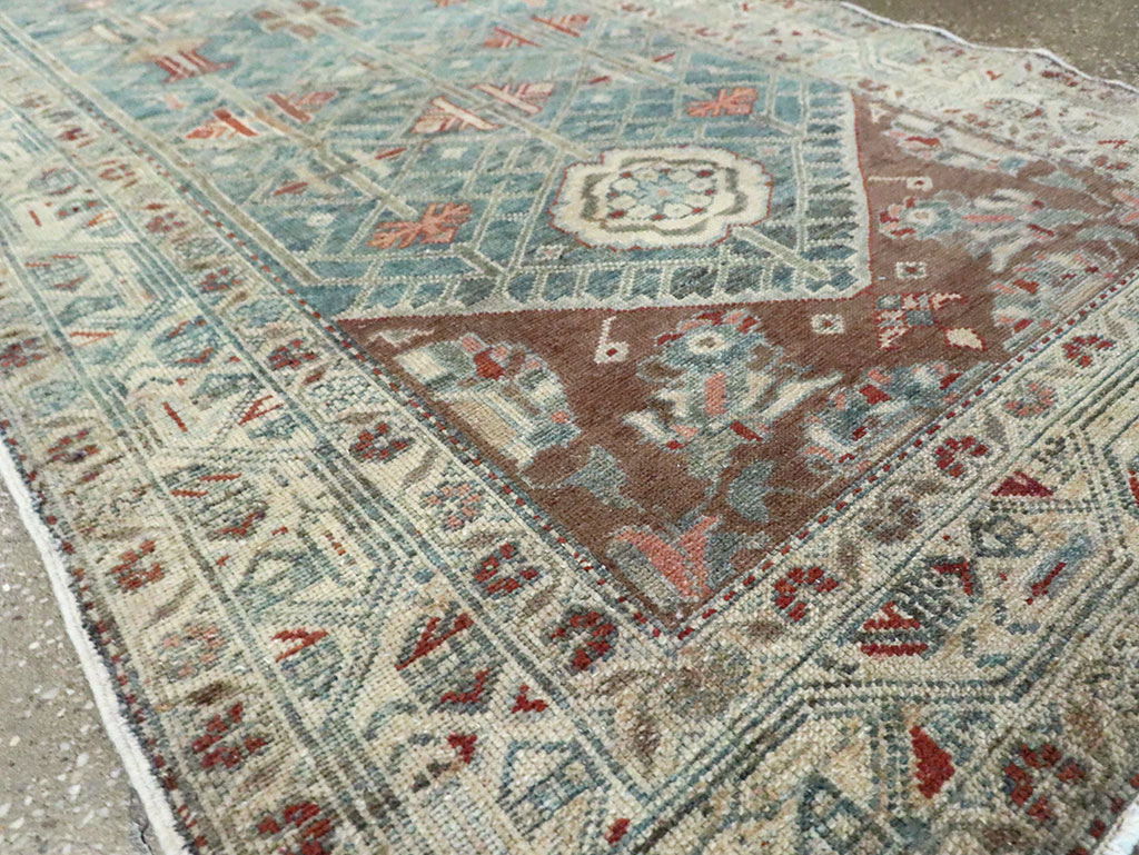 Vintage Persian Malayer Long Runner, No.28468 - Gss