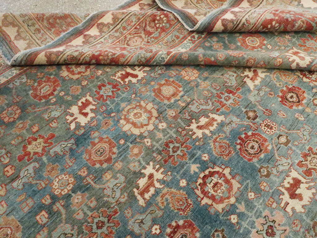 Antique Persian Bidjar Square Room Size Carpet, No.28469 - Gss