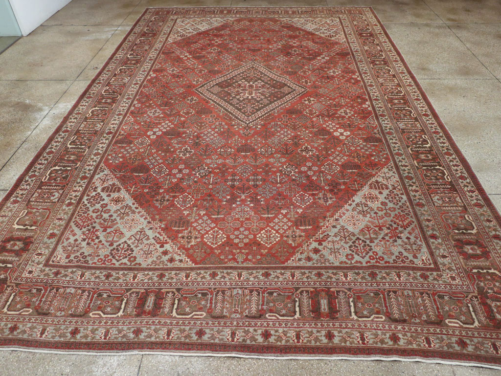 Antique Persian Joshegan Large Room Size Carpet, No.28476 - Gss