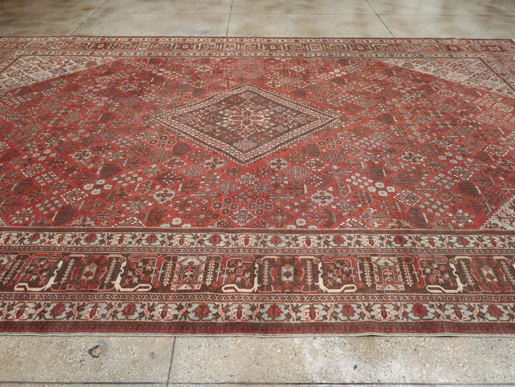 Antique Persian Joshegan Large Room Size Carpet, No.28476 - Gss