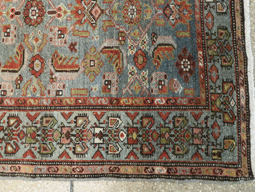 Antique Persian Malayer Long Runner, No.28479 - Gss
