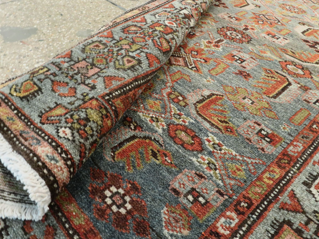 Antique Persian Malayer Long Runner, No.28479 - Gss