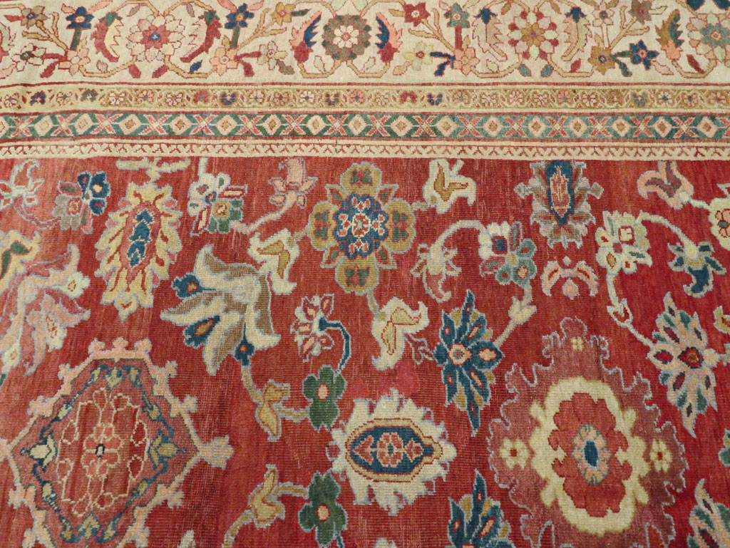 Antique Persian Mahal Oversize Carpet, No.28481 - Gss