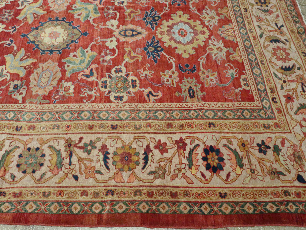 Antique Persian Mahal Oversize Carpet, No.28481 - Gss