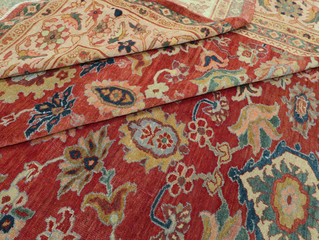 Antique Persian Mahal Oversize Carpet, No.28481 - Gss