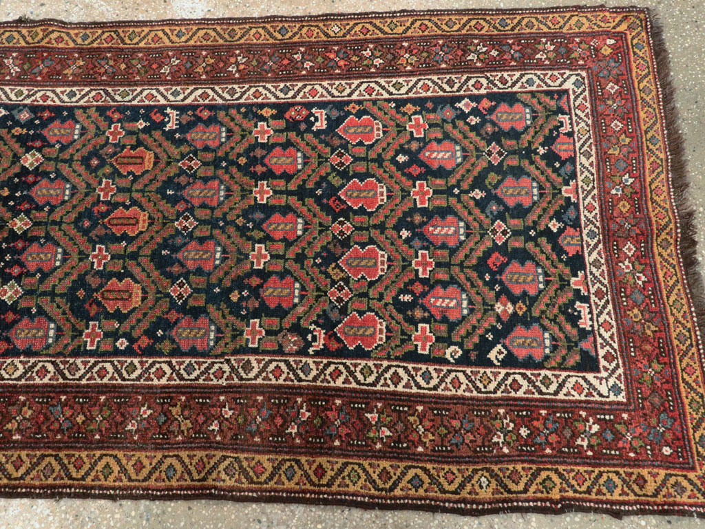Antique Persian Kurdish Runner, No.28483 - Gss