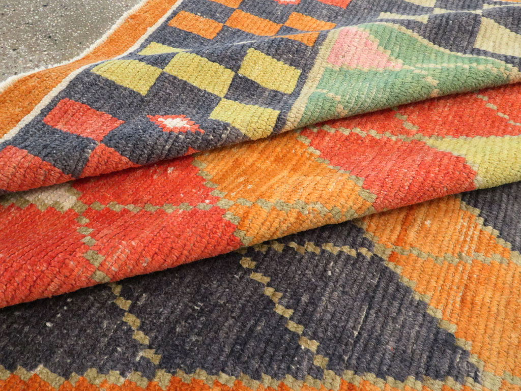 Contemporary Square Turkish Tulu Large Room Size Carpet, No.28485 - Gss