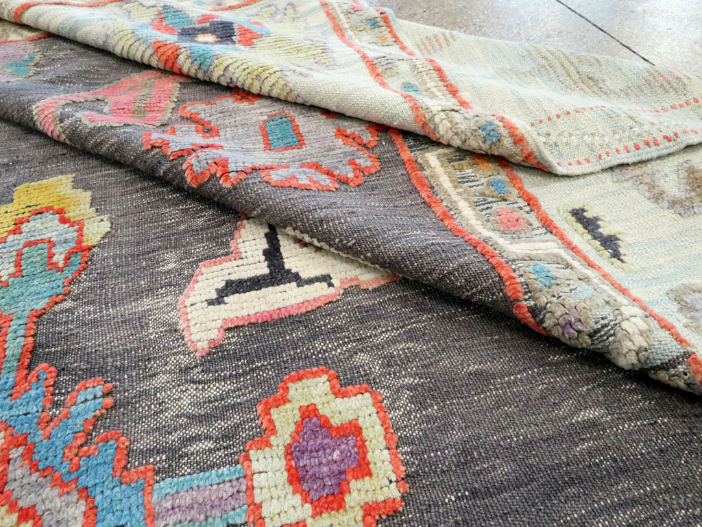 Modern Turkish Souf Oushak Large Room Size Carpet, No.28486 - Gss