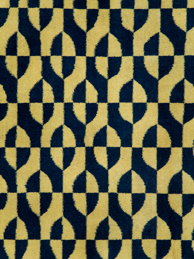 Vintage Anatolian Art Deco Carpet, No.28488 - Gss