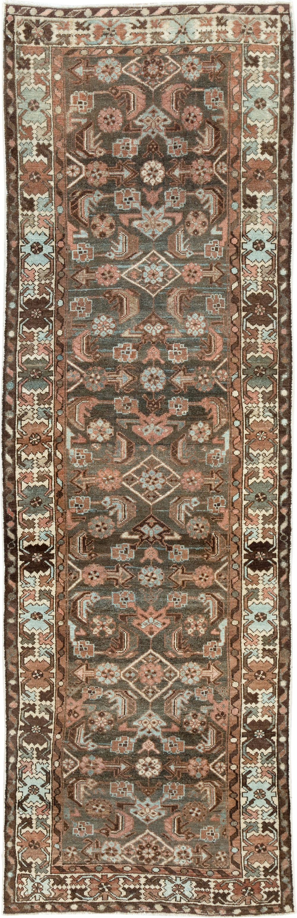 Antique Persian Malayer Runner, No.28491 - Gss