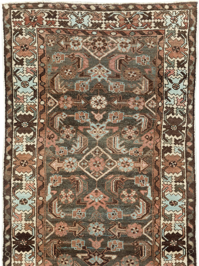 Antique Persian Malayer Runner, No.28491 - Gss