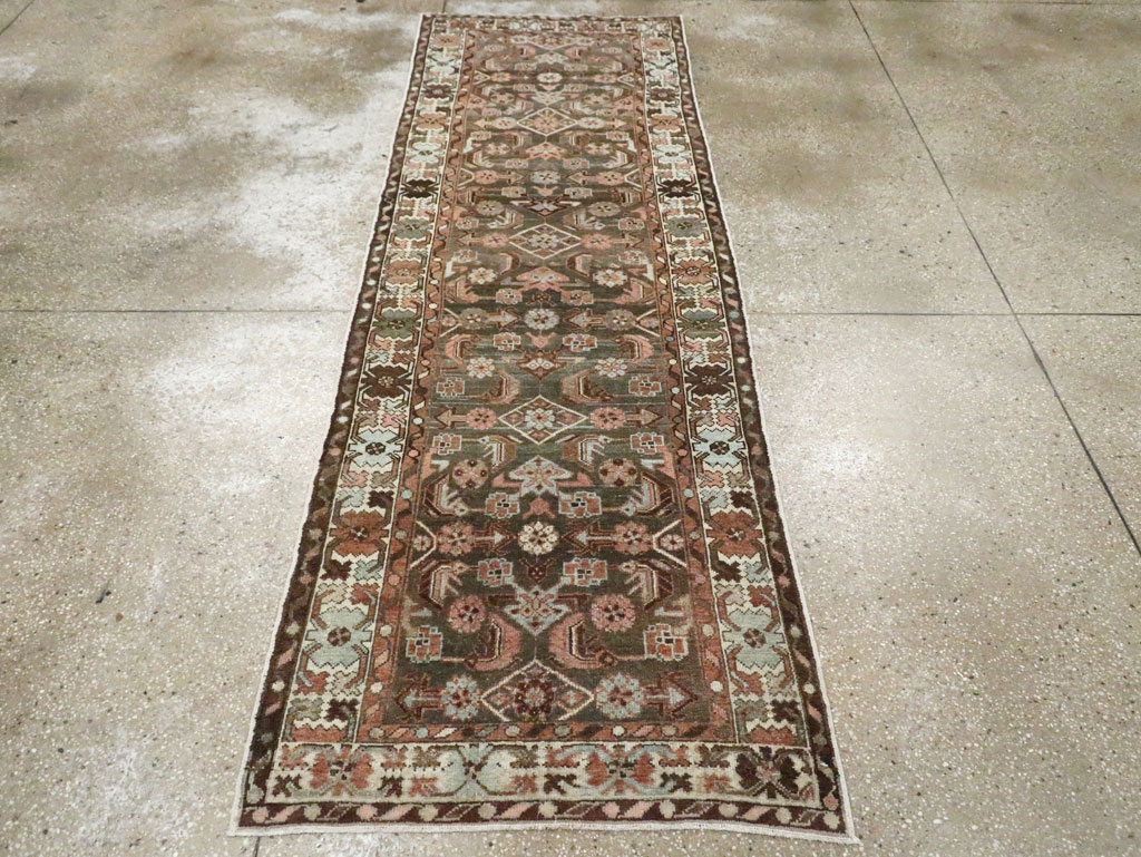 Antique Persian Malayer Runner, No.28491 - Gss