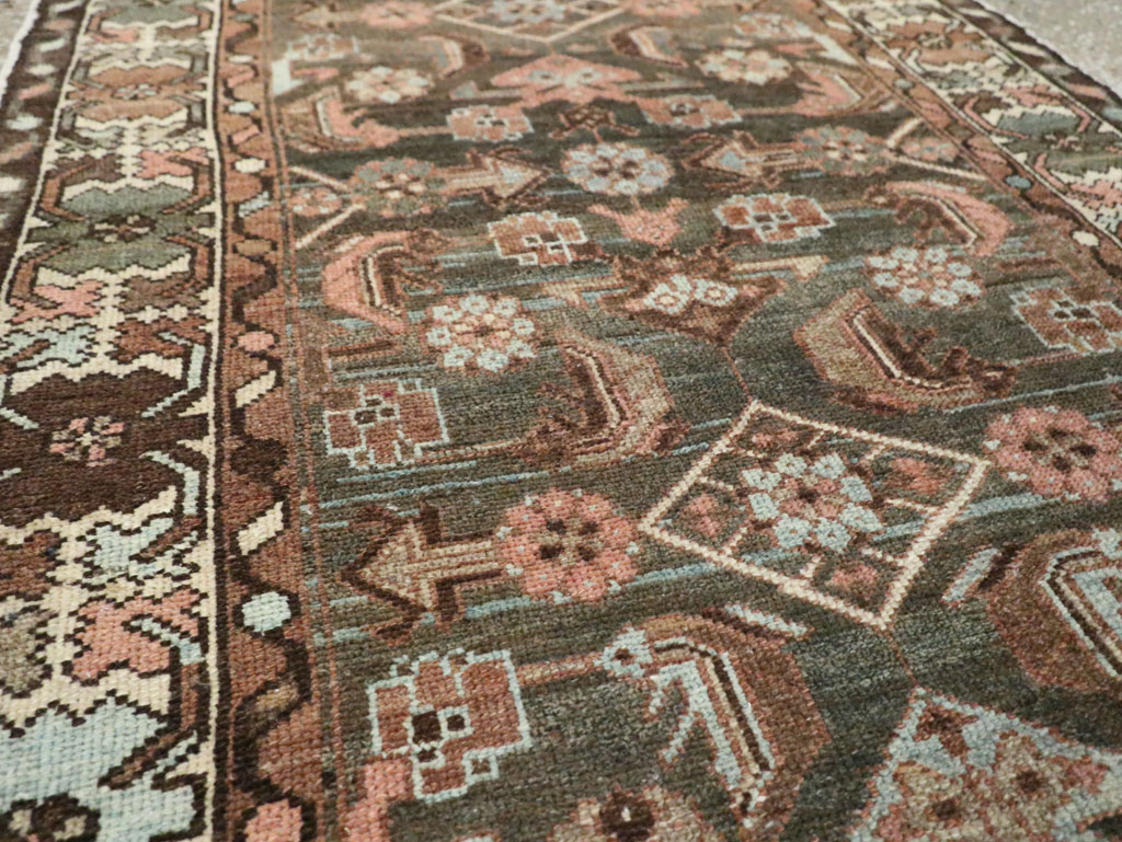 Antique Persian Malayer Runner, No.28491 - Gss