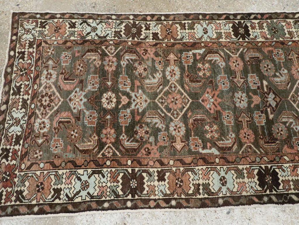 Antique Persian Malayer Runner, No.28491 - Gss