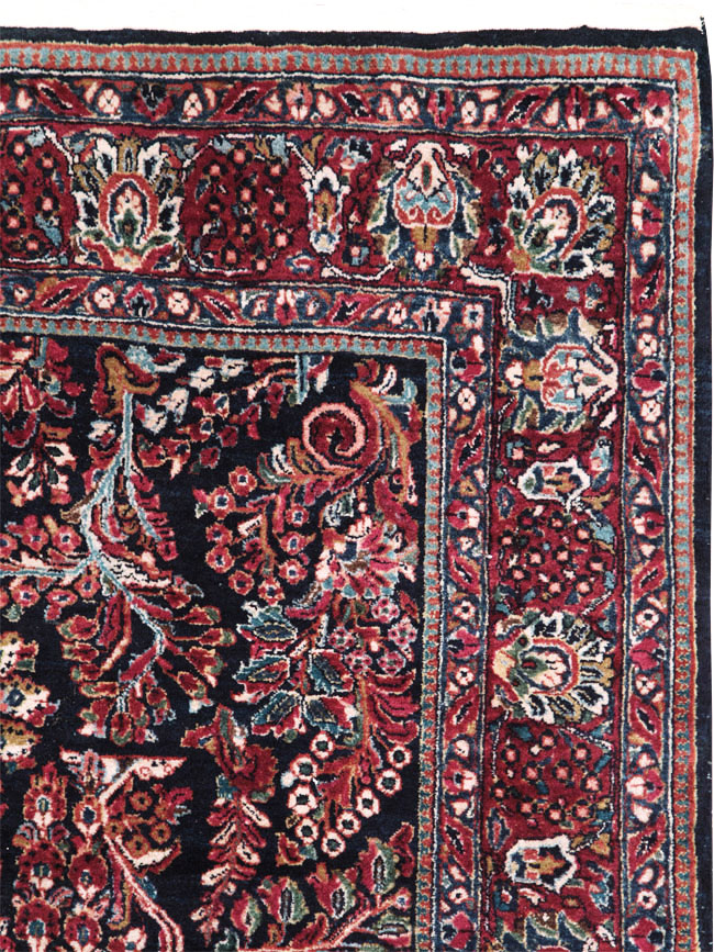 Antique Persian Sarouk Carpet, No.28497 - Gss