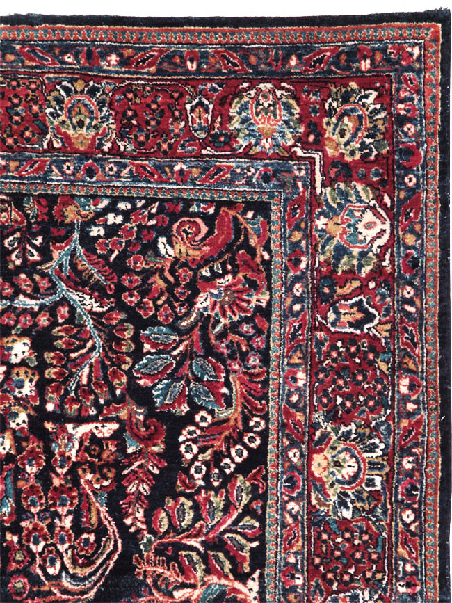 Antique Persian Sarouk Carpet, No.28497 - Gss