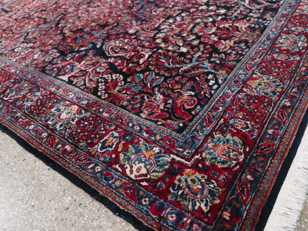 Antique Persian Sarouk Carpet, No.28497 - Gss