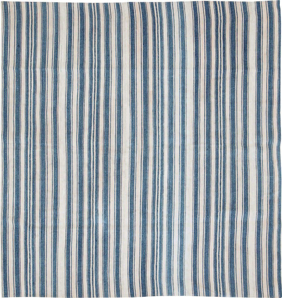 Vintage Persian Flatweave Kilim, No.28508 - Gss
