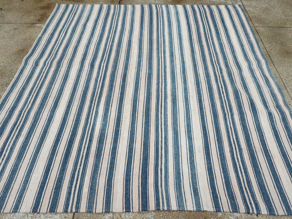 Vintage Persian Flatweave Kilim, No.28508 - Gss