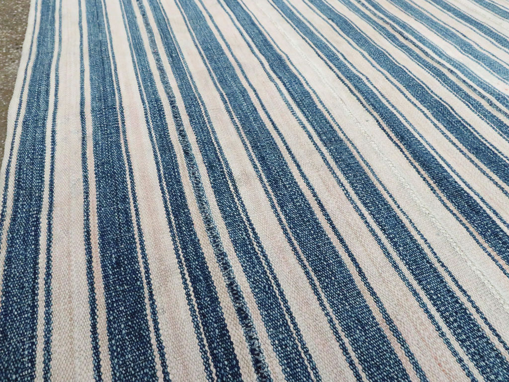 Vintage Persian Flatweave Kilim, No.28508 - Gss