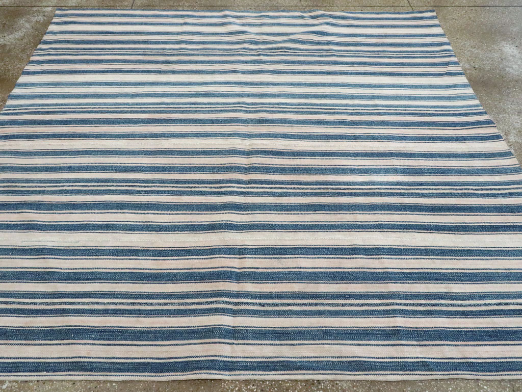 Vintage Persian Flatweave Kilim, No.28508 - Gss