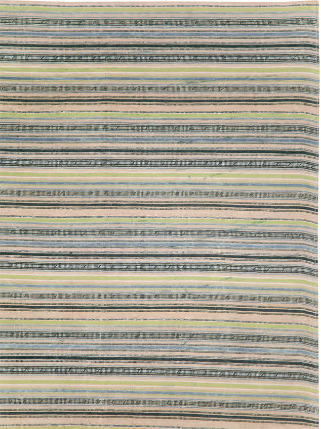 Vintage Persian Flatweave Kilim Square Accent Carpet, No.28512 - Gss