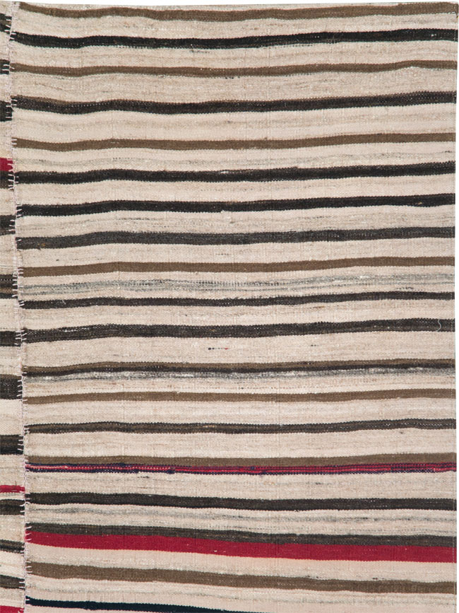 Vintage Persian Kilim Flatweave, No.28513 - Gss