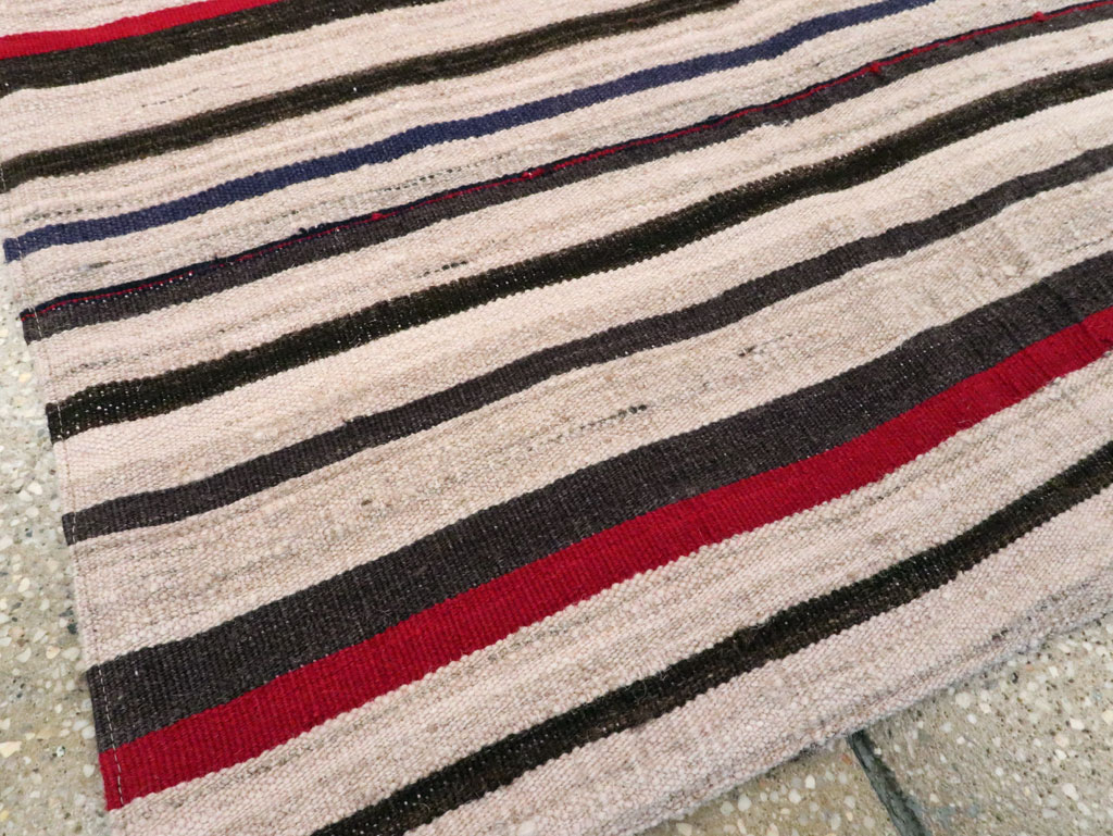 Vintage Persian Kilim Flatweave, No.28513 - Gss