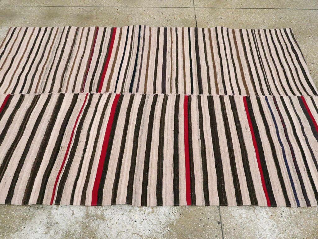 Vintage Persian Kilim Flatweave, No.28513 - Gss