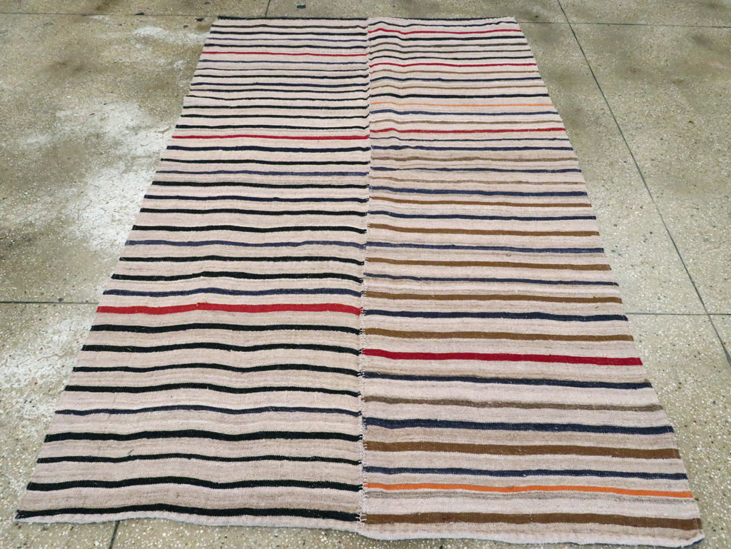 Vintage Persian Kilim Flatweave, No.28516 - Gss