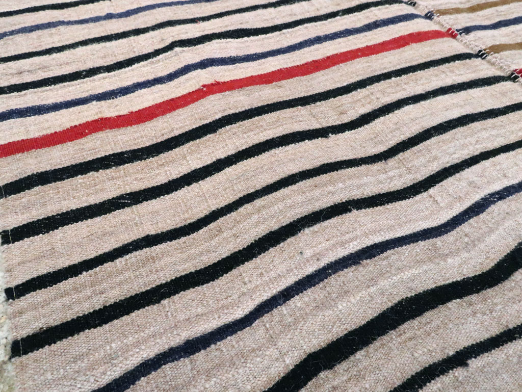 Vintage Persian Kilim Flatweave, No.28516 - Gss